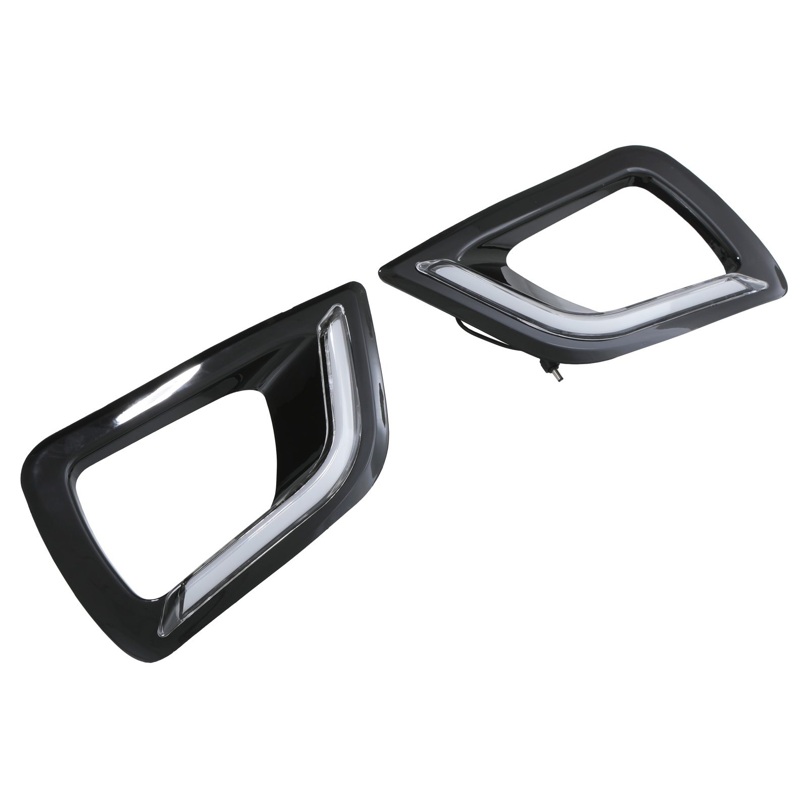 Nissan Navara LED DRL Fog Light Surrounds - NP300 2015-2021 2 Nissan Navara LED DRL Fog Light Surrounds - NP300 2015-2021 - Image 2