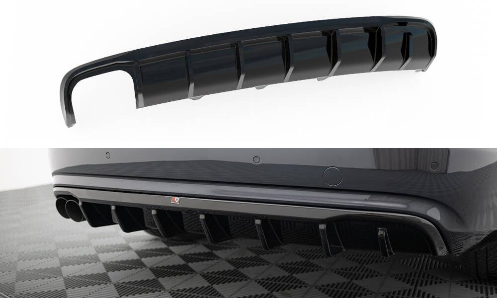 Maxton Design Audi A4 B8.5 Rear Diffuser- Twin Left Gloss (2011-2015) 5 Maxton Design Audi A4 B8.5 Rear Diffuser- Twin Left Gloss (2011-2015) - Image 5