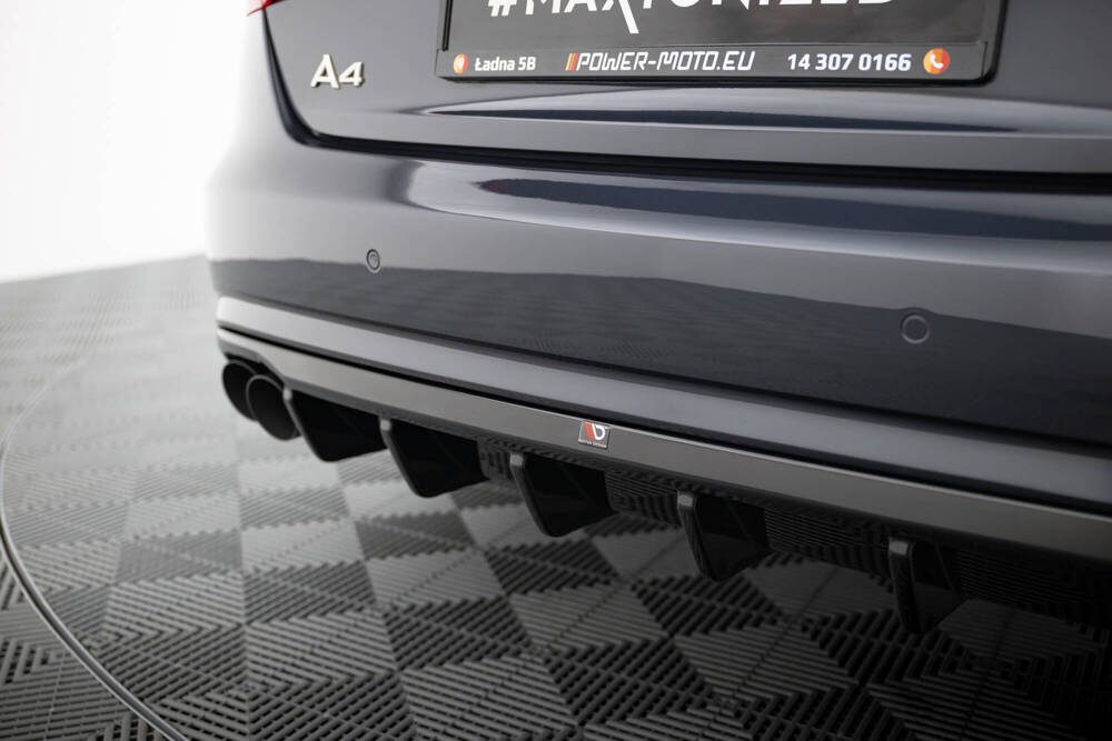 Maxton Design Audi A4 B8.5 Rear Diffuser- Twin Left Gloss (2011-2015) 3 Maxton Design Audi A4 B8.5 Rear Diffuser- Twin Left Gloss (2011-2015) - Image 3