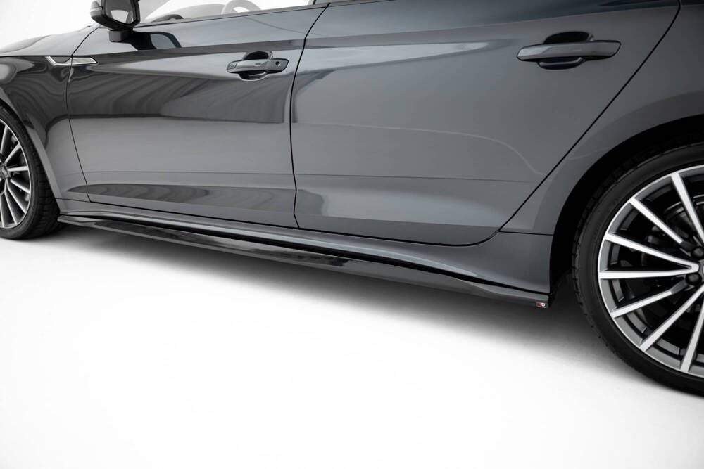 Maxton Design Audi A5 F5 Facelift Sportback Side Skirt Extensions - Gloss 3 Maxton Design Audi A5 F5 Facelift Sportback Side Skirt Extensions - Gloss - Image 3
