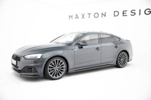 Maxton Design Audi A5 F5 Facelift Sportback Side Skirt Extensions - Gloss