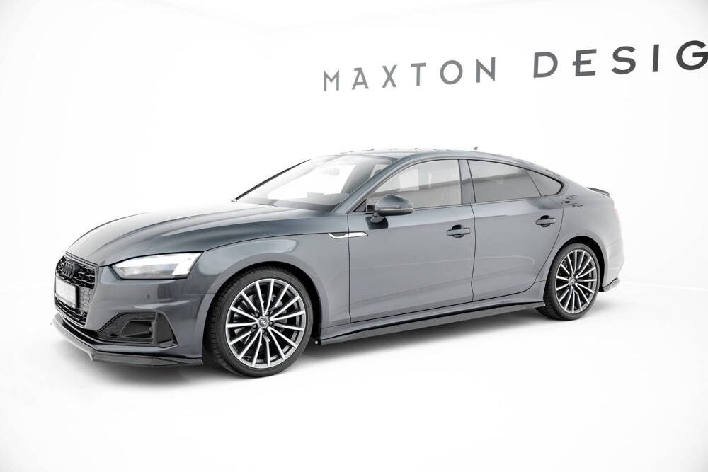 Maxton Design Audi A5 F5 Facelift Sportback Side Skirt Extensions - Gloss 1 Maxton Design Audi A5 F5 Facelift Sportback Side Skirt Extensions - Gloss