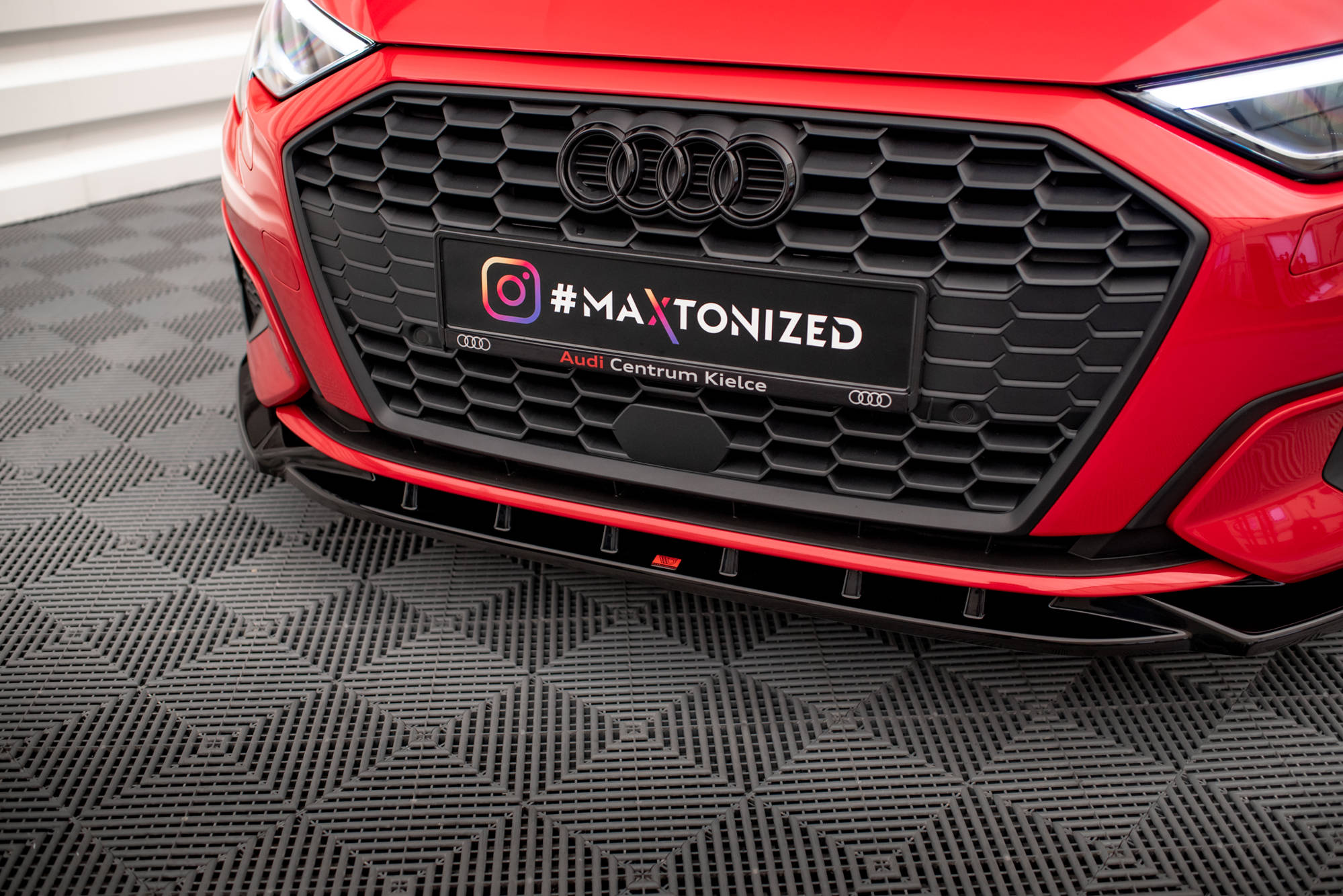 Maxton Design Audi A3 8Y Saloon Front Splitter - Gloss SE Fit (2020-2024) 4 Maxton Design Audi A3 8Y Saloon Front Splitter - Gloss SE Fit (2020-2024) - Image 4