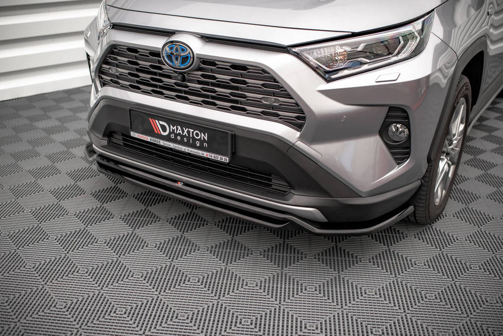 Maxton Design Toyota Rav4 Front Splitter - Gloss (2019-2024) 1 Maxton Design Toyota Rav4 Front Splitter - Gloss