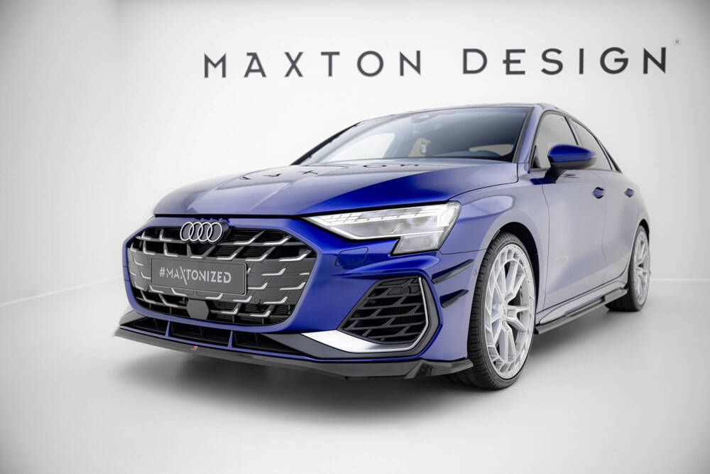 Maxton Design Audi A3 Front Splitter v2 - Gloss (8Y S-Line 2024+) 1 Maxton Design Audi A3 Front Splitter v2 - Gloss (8Y S-Line 2024+)