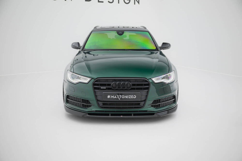 Maxton Design Audi A6 C7 Sline Front Lip v3 - Gloss (2011-2018) 3 Maxton Design Audi A6 C7 Sline Front Lip v3 - Gloss (2011-2018) - Image 3