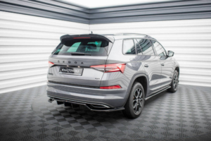 Maxton Design Skoda Kodiaq Sportline Rear Splitter - Gloss (Mk1 Facelift 2021-2023)