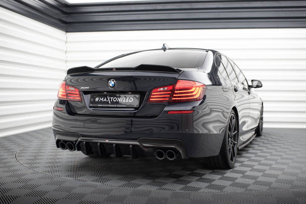 Maxton Design BMW F10 Msport Quad Diffuser - Gloss 4 Maxton Design BMW F10 Msport Quad Diffuser - Gloss - Image 4