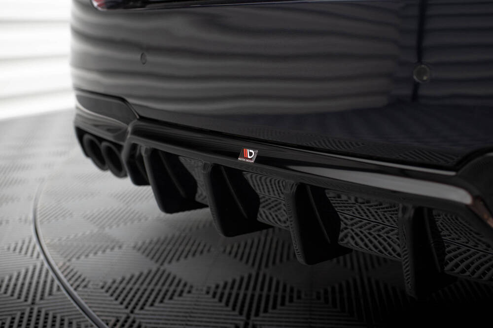 Maxton Design BMW F10 Msport Quad Diffuser - Gloss 3 Maxton Design BMW F10 Msport Quad Diffuser - Gloss - Image 3