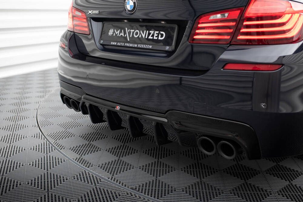 Maxton Design BMW F10 Msport Quad Diffuser - Gloss 2 Maxton Design BMW F10 Msport Quad Diffuser - Gloss - Image 2