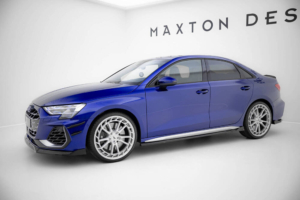 Maxton Design Facelift Audi A3 8Y S-Line Side Skirt Extensions - Gloss (2024+) 15 eng pm Side Skirts Diffusers V 3 Audi A3 S Line Sedan S3 Sedan 8Y Facelift 21970 2 Copy
