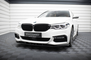 Maxton Design BMW G30 Msport Lip v1 - Gloss (2017-2020) 16 eng pm FRONT SPLITTER V 1 for BMW 5 G30 G31 M Pack 5614 3