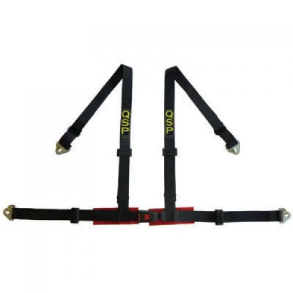 QSP 4-point Seat belt 2'' Pro Street - Black 1 QSP 4-point Seat belt 2'' Pro Street - Black