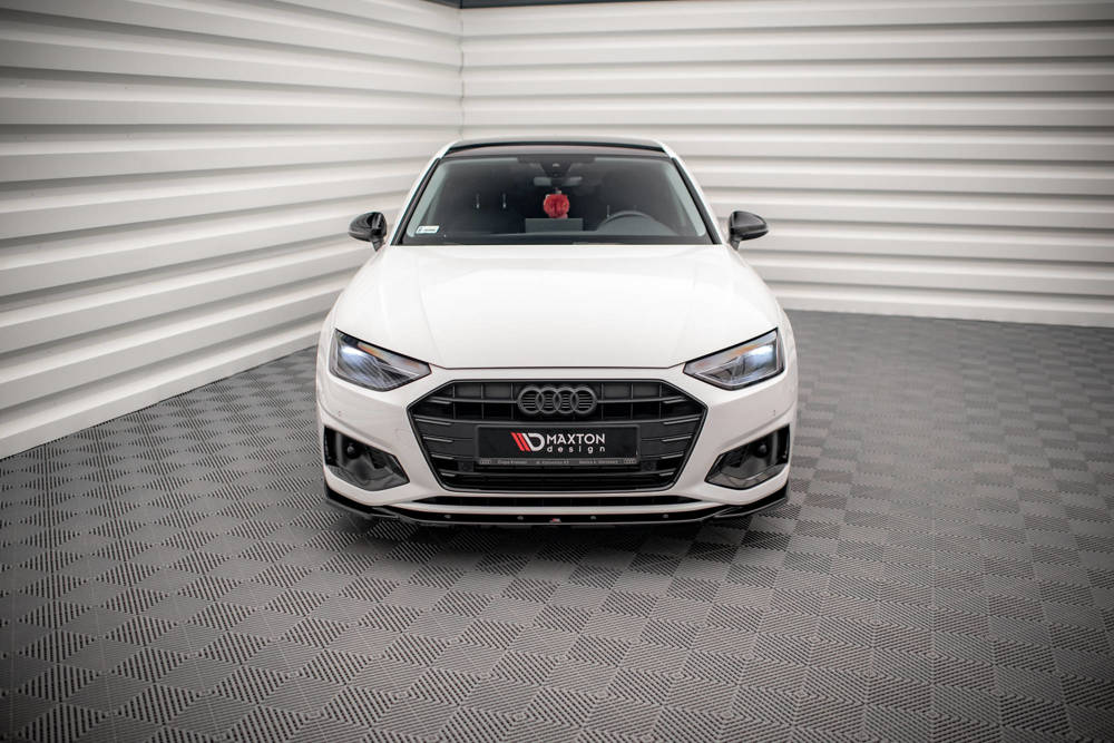 Maxton Design Audi A4 B9 Front Lip v2 - Gloss (Facelift) (2019-2024) 4 Maxton Design Audi A4 B9 Front Lip v2 - Gloss (Facelift) (2019-2024) - Image 4