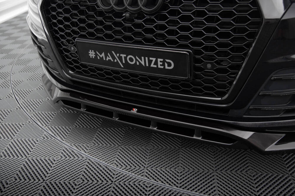 Maxton Design Audi Q7 Sline Front Lip v2 - Gloss (15-19) 3 Maxton Design Audi Q7 Sline Front Lip v2 - Gloss (15-19) - Image 3