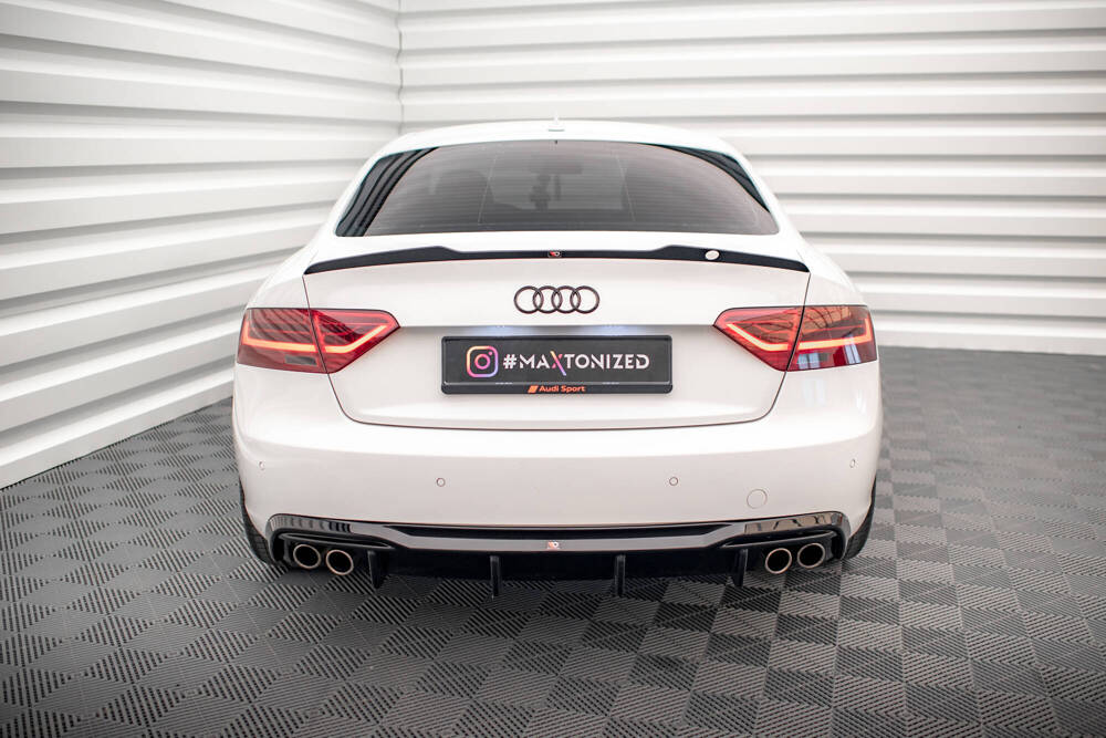 Maxton Design Audi A5 Facelift Rear Diffuser - Quad Exit Gloss Black 3 Maxton Design Audi A5 Facelift Rear Diffuser - Quad Exit Gloss Black - Image 3