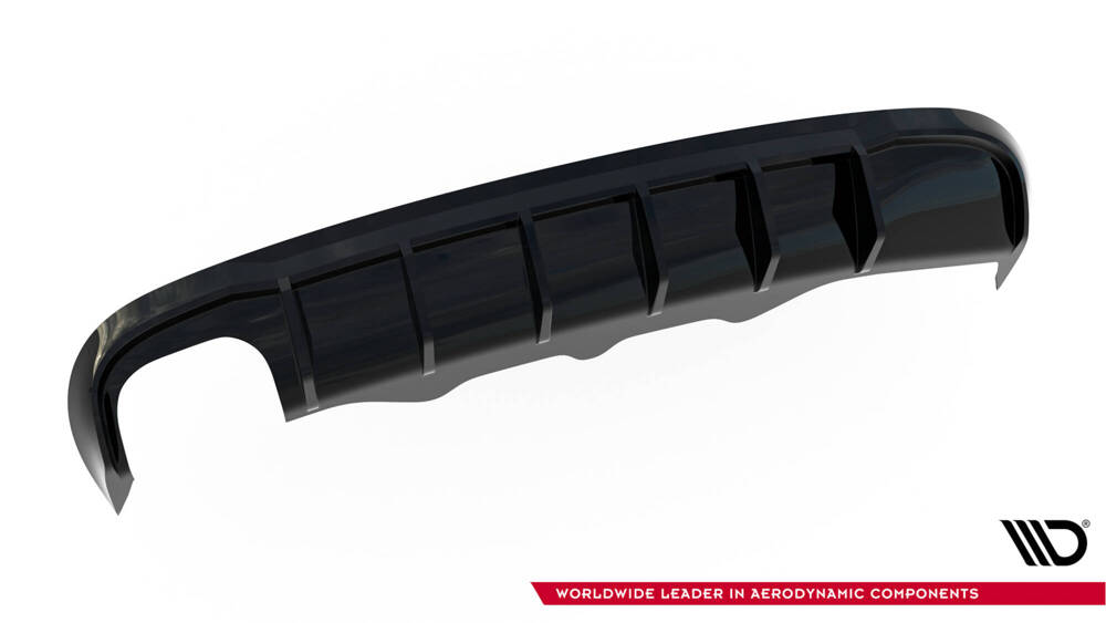 Maxton Design Audi A5 07-11 S-Line Sportback Diffuser - Gloss Twin Left Exit (2007-2011) 2 Maxton Design Audi A5 07-11 S-Line Sportback Diffuser - Gloss Twin Left Exit (2007-2011) - Image 2