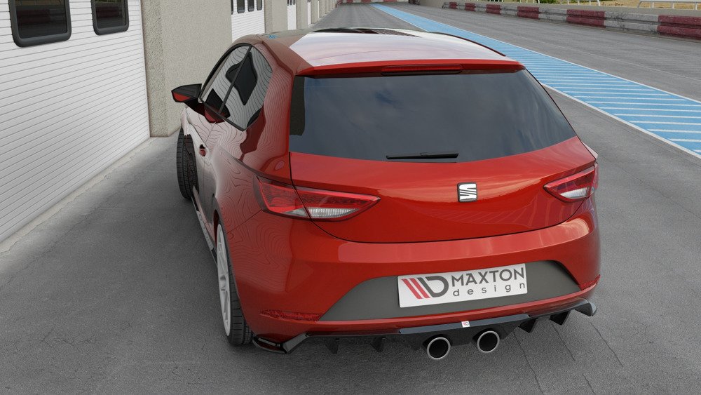 Maxton Design Seat Leon MK3 Facelift Cupra Diffuser - Gloss v2 4 Maxton Design Seat Leon MK3 Facelift Cupra Diffuser - Gloss v2 - Image 4