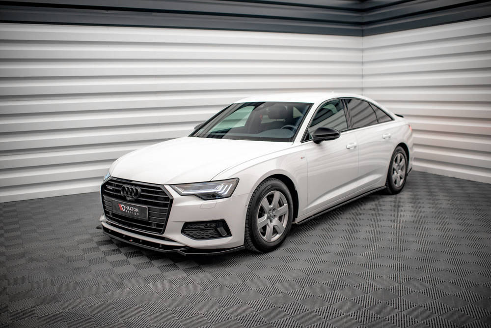 Maxton Design Audi A6 C8 Side Skirt Extensions - GLOSS BLACK (2018-2023) 1 Maxton Design Audi A6 C8 Side Skirt Extensions - GLOSS BLACK