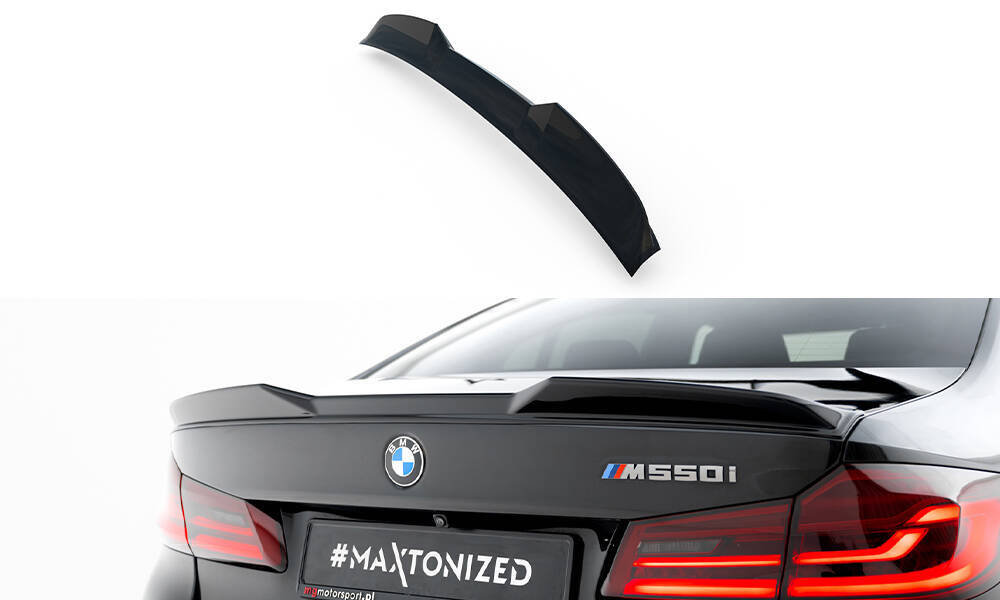 Maxton Design BMW 5 Series G30 Boot Spoiler - 3D GLOSS BLACK (2017-2020) 1 Maxton Design BMW 5 Series G30 Boot Spoiler - 3D GLOSS BLACK
