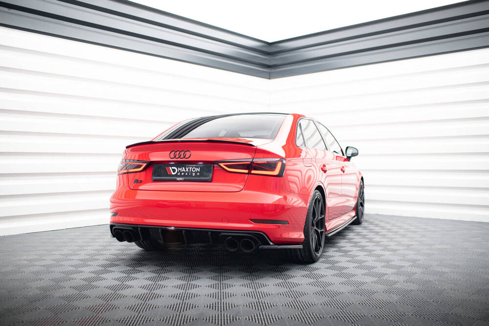 Maxton Design Audi A3 Saloon 8V Spoiler - Gloss 4 Maxton Design Audi A3 Saloon 8V Spoiler - Gloss - Image 4