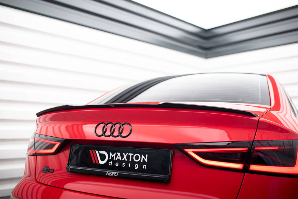 Maxton Design Audi A3 Saloon 8V Spoiler - Gloss 3 Maxton Design Audi A3 Saloon 8V Spoiler - Gloss - Image 3
