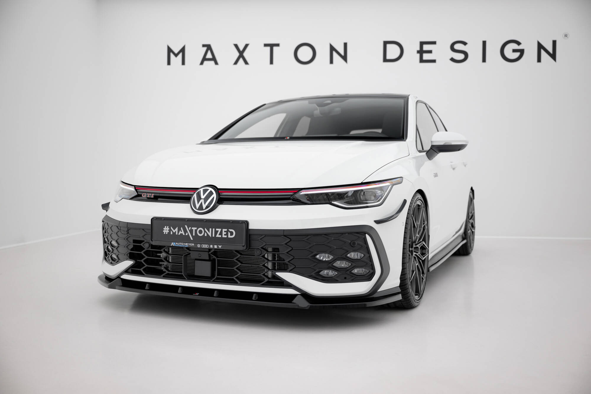 Maxton Design VW Golf 8.5 GTi Front Lip v2 - GLOSS BLACK (GTI / GTE / GTD / R-Line Mk8) (2024+) 1 Maxton Design VW Golf 8.5 GTi Front Lip v2 - GLOSS BLACK (GTI / GTE / GTD / R-Line Mk8)