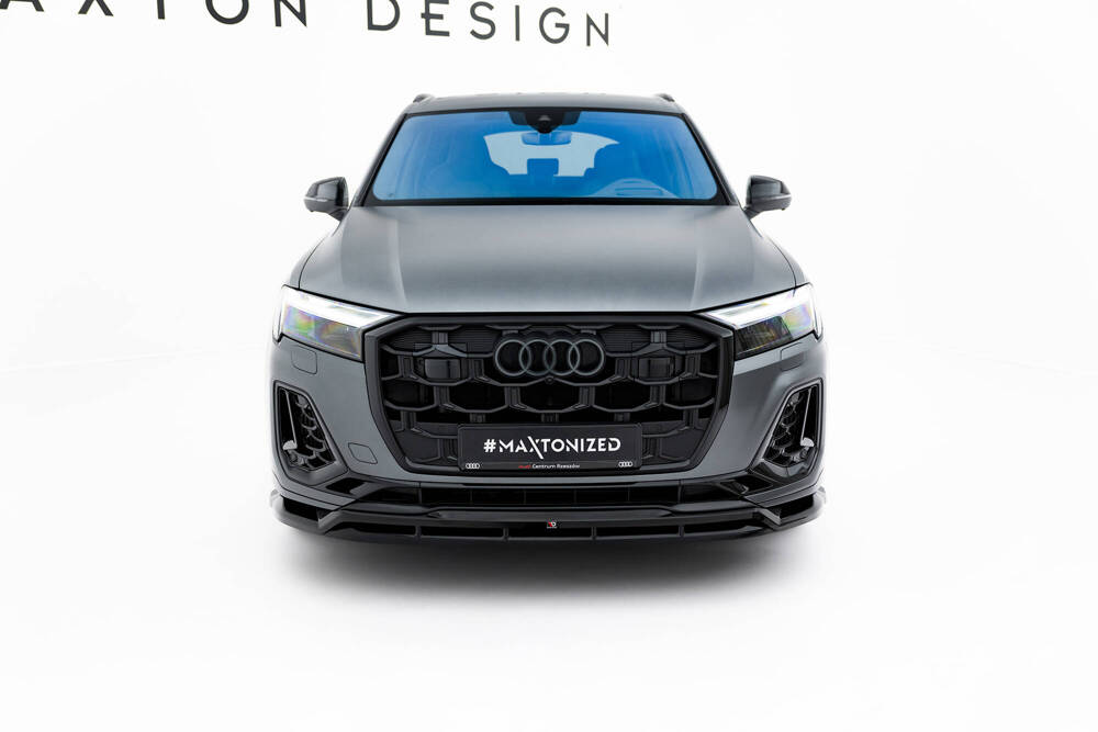 Maxton Design Audi Q7 S-Line Front Lip v1 - Gloss (23+) 3 Maxton Design Audi Q7 S-Line Front Lip v1 - Gloss (23+) - Image 3