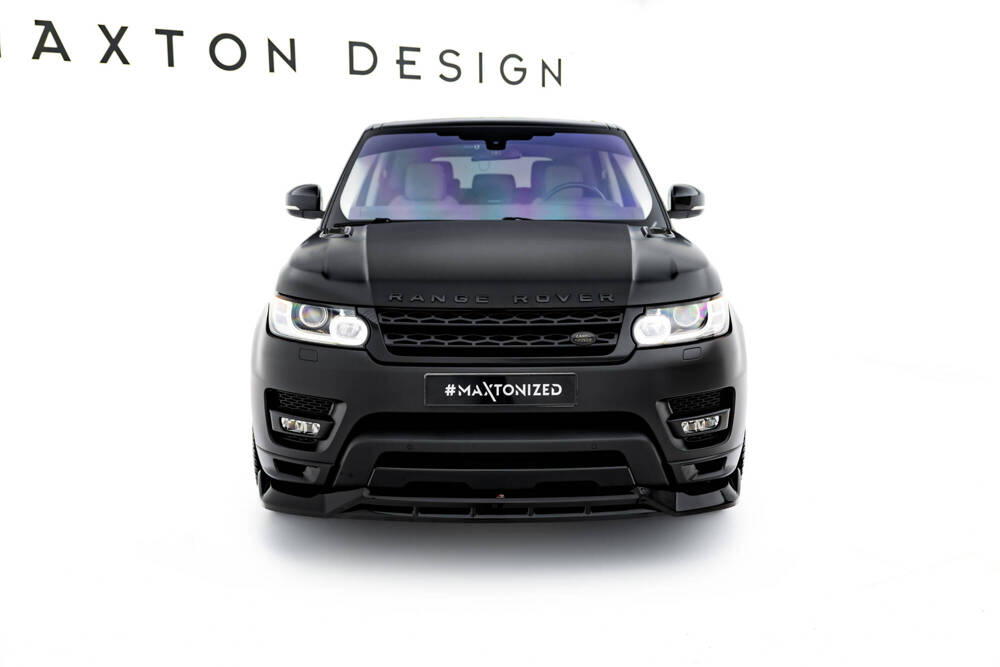 Maxton Design Range Rover Sport Front Lip v1 - Gloss (Mk2 13-18) 2 Maxton Design Range Rover Sport Front Lip v1 - Gloss (Mk2 13-18) - Image 2
