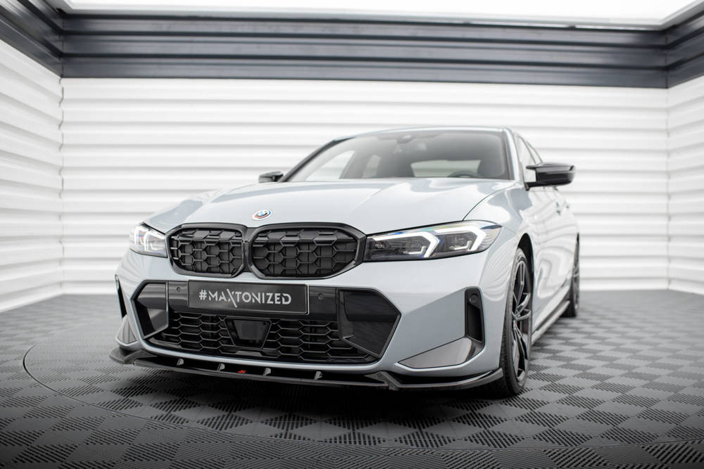 Maxton Design BMW G20 Msport Front Lip v1 - Gloss (LCI) (2022+) 1 Maxton Design BMW G20 Msport Front Lip v1 - Gloss (LCI)