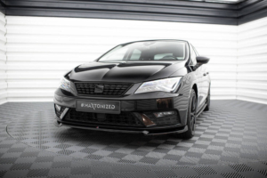 Maxton Design Seat Leon Front Lip - GLOSS (Mk3.5 16-20 SE)