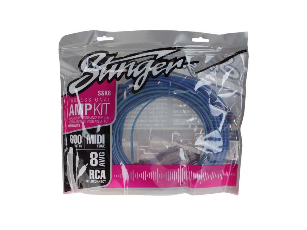 Ssk Wire Stinger Select SSK8 - 8 Gauge 600W Complete Amp Wiring Kit