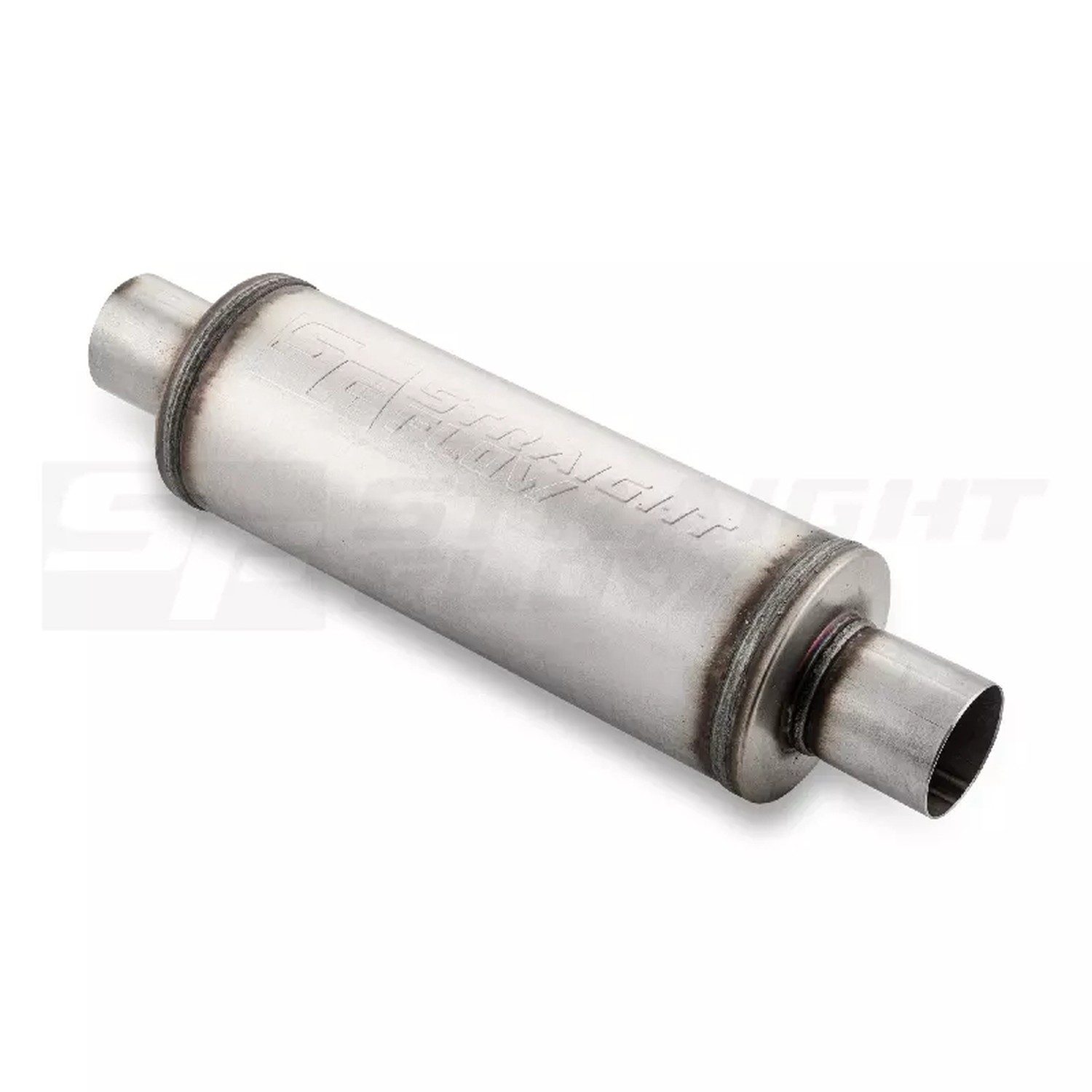 Straightflow Muffler D-67 Round 5" 14inch 1 Straightflow Muffler D-67 Round 5" 14inch