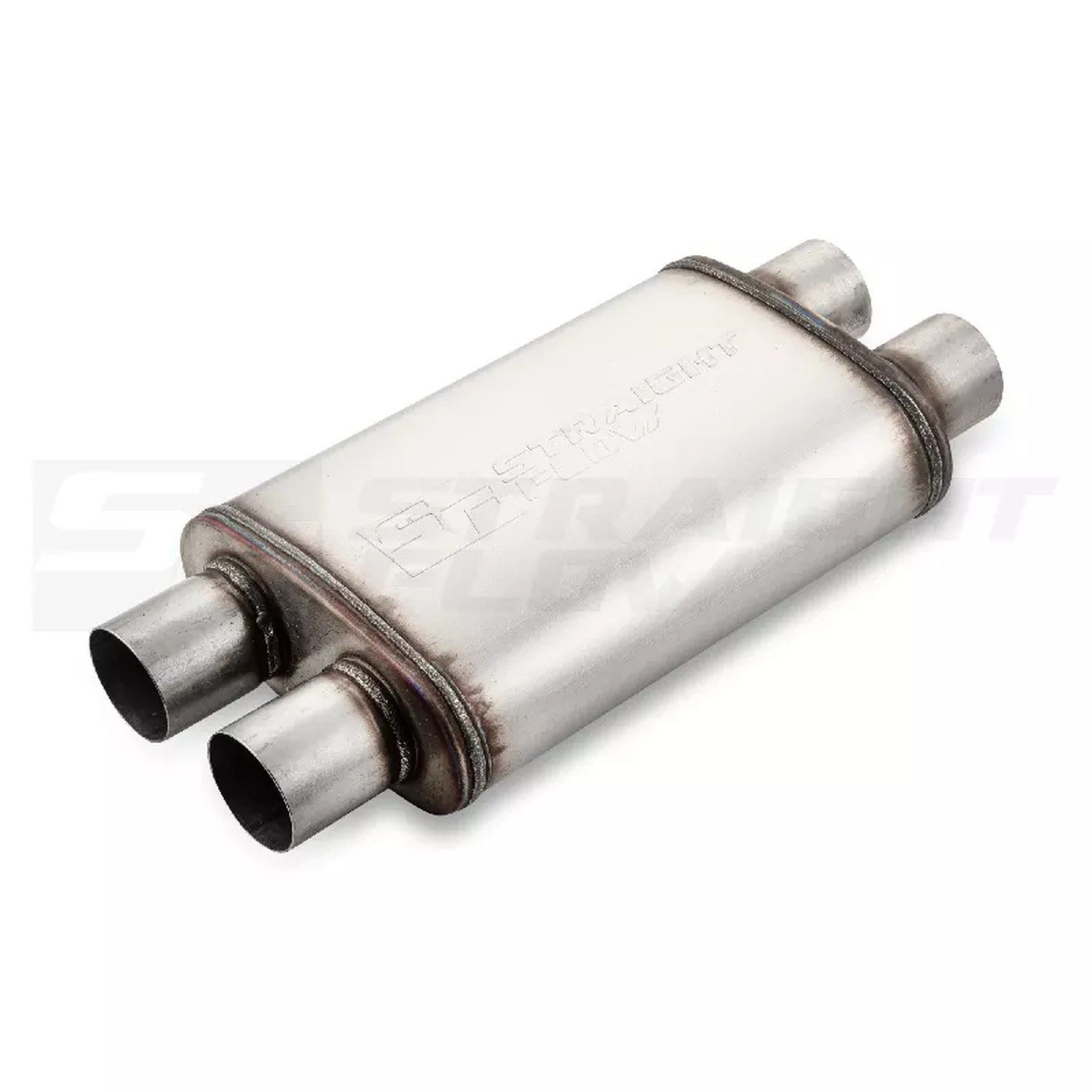 Straightflow Muffler D-60 2in2out 4x9 14inch 1 Straightflow Muffler D-60 2in2out 4x9 14inch