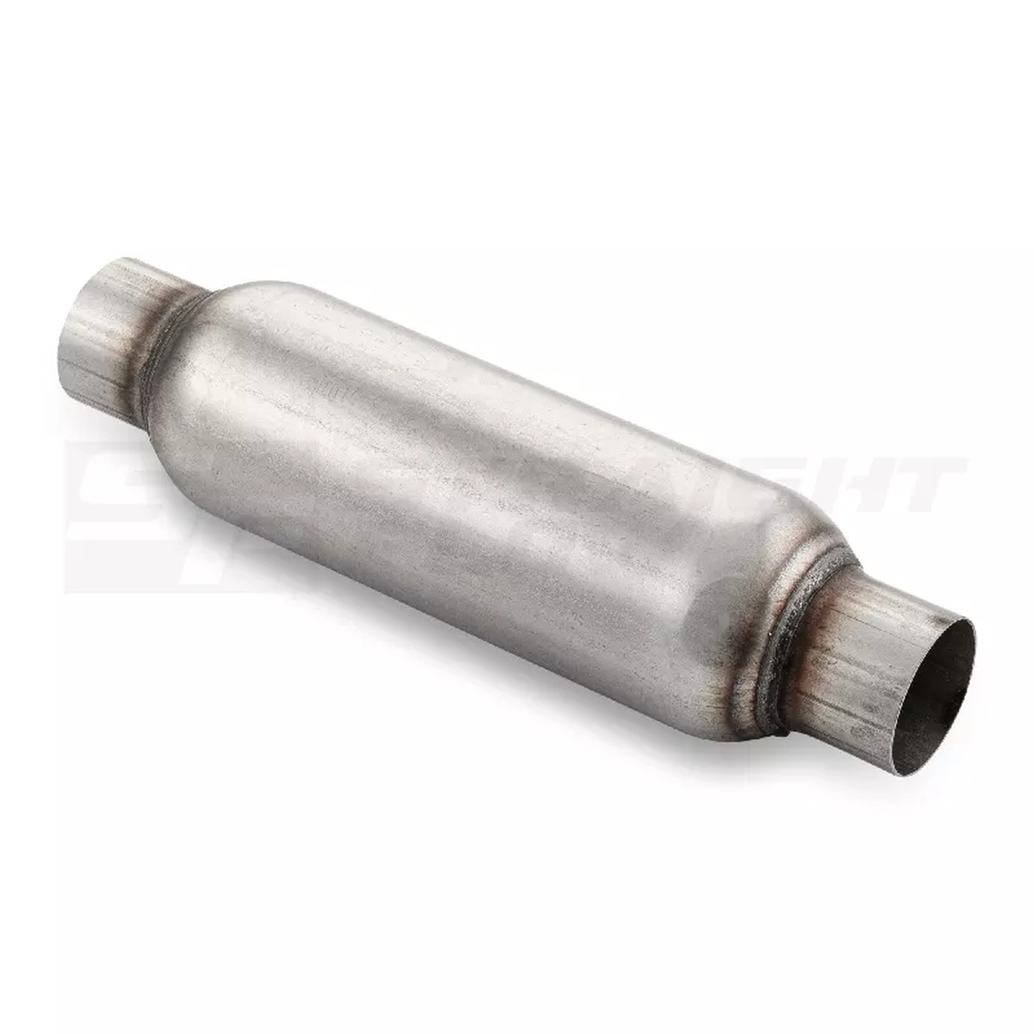Straightflow Resonator D-50mm lenght 30cm witout tube OD-90mm Material 409sus 1 Straightflow Resonator D-50mm lenght 30cm witout tube OD-90mm Material 409sus