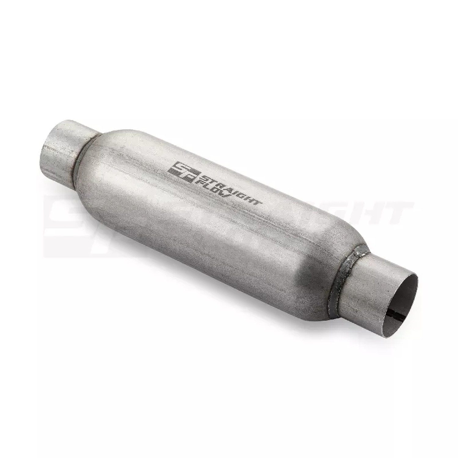 Straightflow Resonator D-76mm lenght 30cm witout tube OD-101,6mm Aluminized 2 Straightflow Resonator D-76mm lenght 30cm witout tube OD-101,6mm Aluminized - Image 2