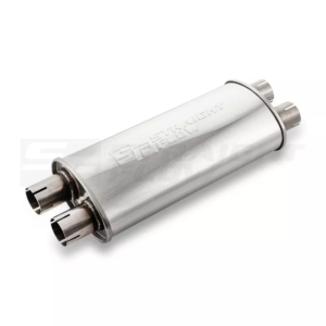 Straightflow Muffler Oval 2X2 115/185mm L-420mm D-51 SS 7 SFT 17151 1 5fa4