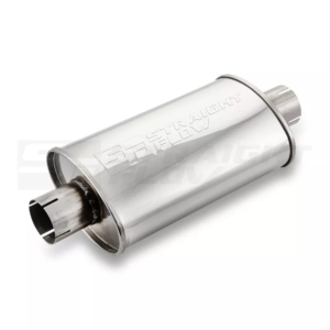 Straightflow Muffler Oval C/C 115/185 L-320mm D-63 SS 8 SFT 17158 1 1e64