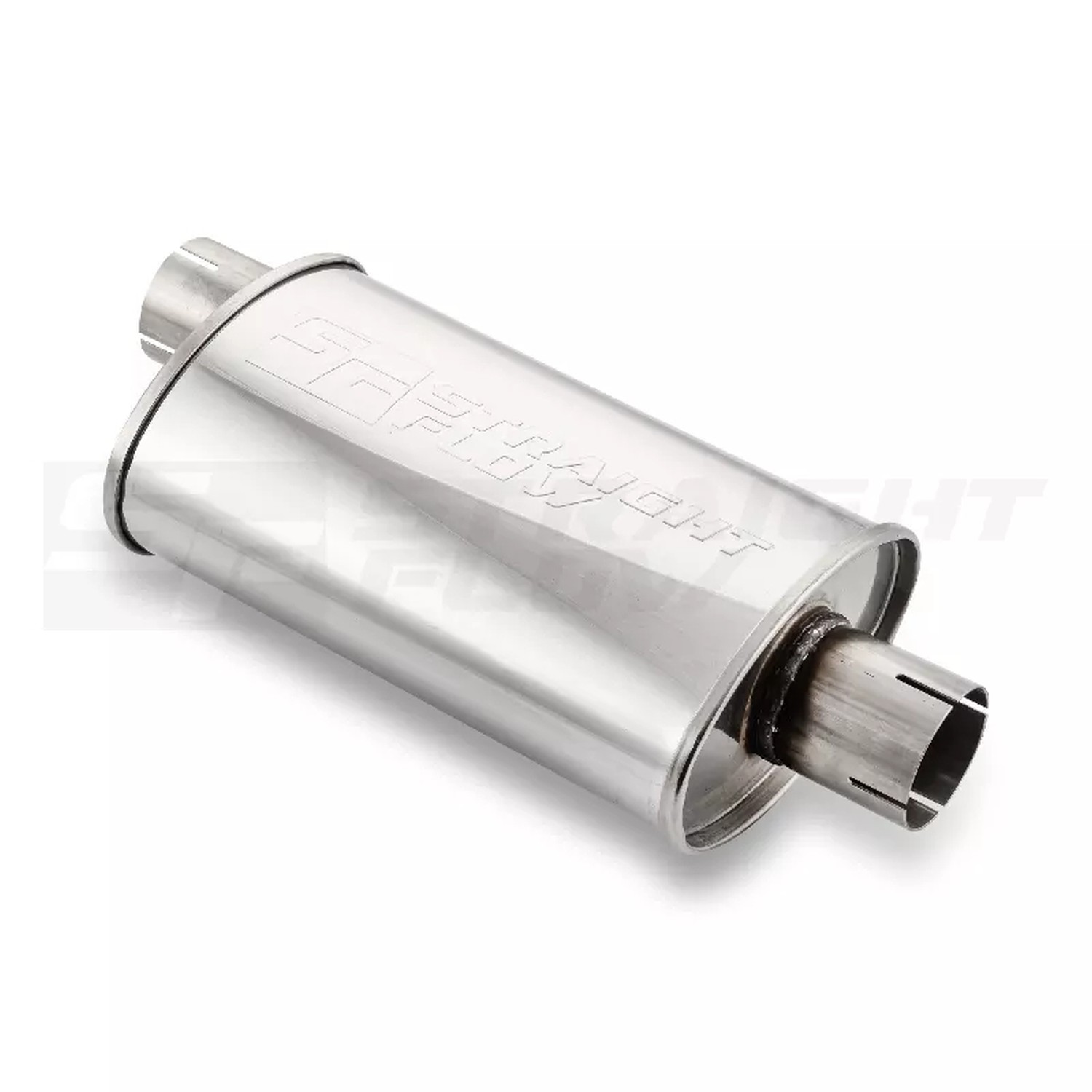 Straightflow Muffler Oval C/O 115/185 L-320mm D-63 SS 1 Straightflow Muffler Oval C/O 115/185 L-320mm D-63 SS