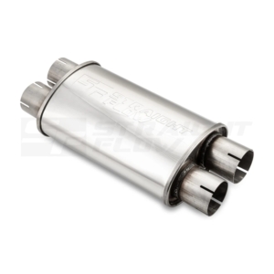 Straightflow Muffler Oval 2x2 115/185mm L-315mm D-63 SS 8 SFT 17169 1 6b42