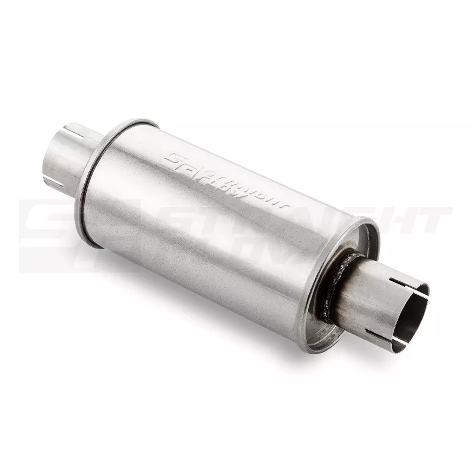 Straightflow Muffler Round 125mm L-250mm D-63 SS 2 Straightflow Muffler Round 125mm L-250mm D-63 SS - Image 2