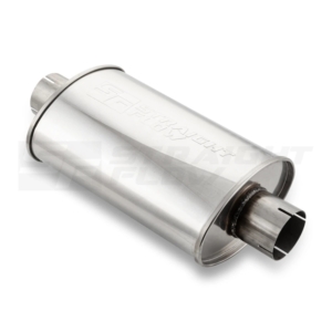 Straightflow Muffler Oval C/C 140/220mm L-350mm D-76 SS 8 SFT 17190 1 e261