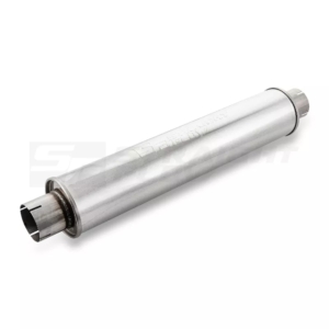 Straightflow Muffler Round 125mm L-625mm D-76 SS