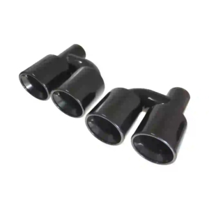Straightflow Black exhaust tips set slant cut offset D-114mm 8 SFT 17270 1 dd34