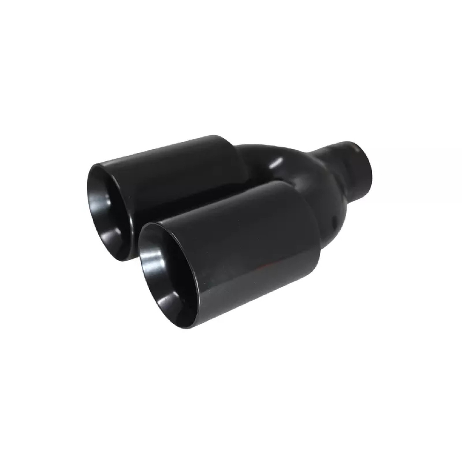 Straightflow Black Double tips straight cut D-89mm 2 Straightflow Black Double tips straight cut D-89mm - Image 2