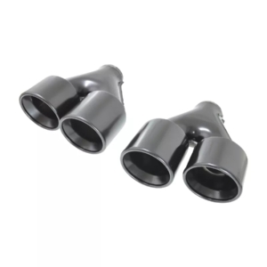 Straightflow Black exhaust tips set slant cut D-101mm 9 SFT 17277 1 9fe0