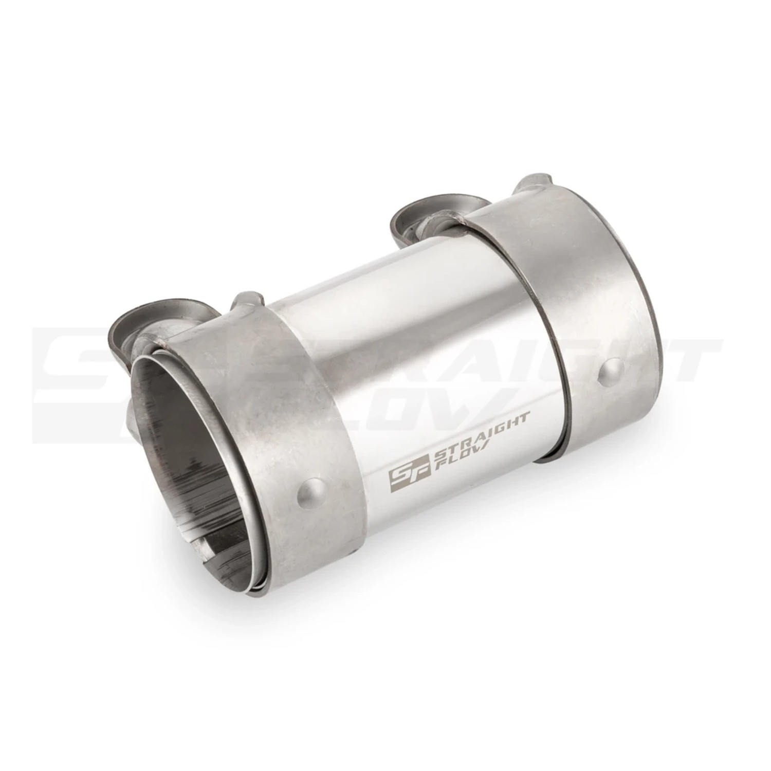 Straightflow Full Stainless 2-Bolts pipe connectors for 63mm tube 3 Straightflow Full Stainless 2-Bolts pipe connectors for 63mm tube - Image 3