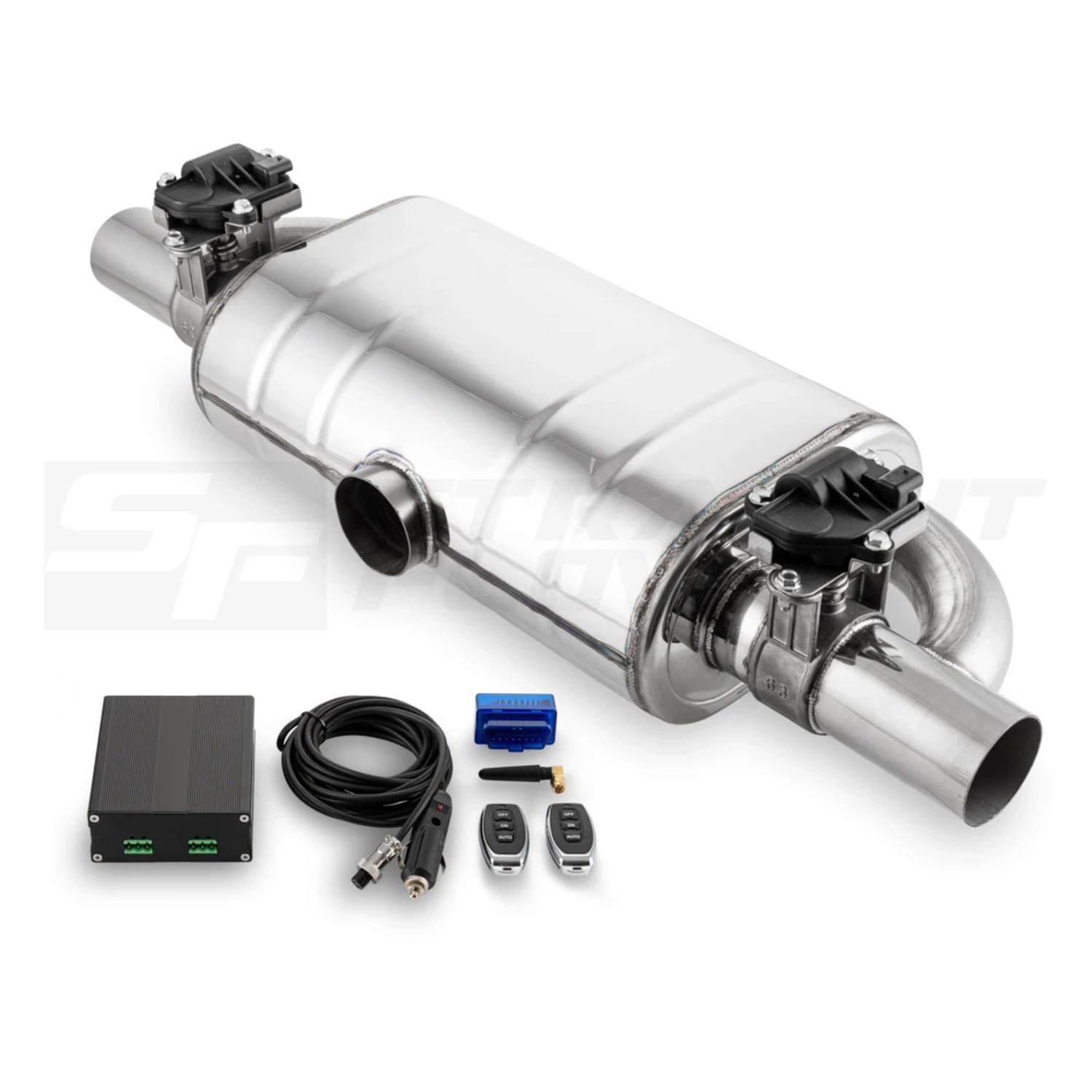 Straightflow Muffler+valve Remote In-63 140/240mm L-240mm Center 1 Straightflow Muffler+valve Remote In-63 140/240mm L-240mm Center