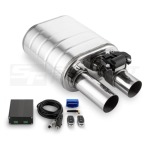 Straightflow Muffler +valve Remote In-76 140/240mm L-240mm Straight