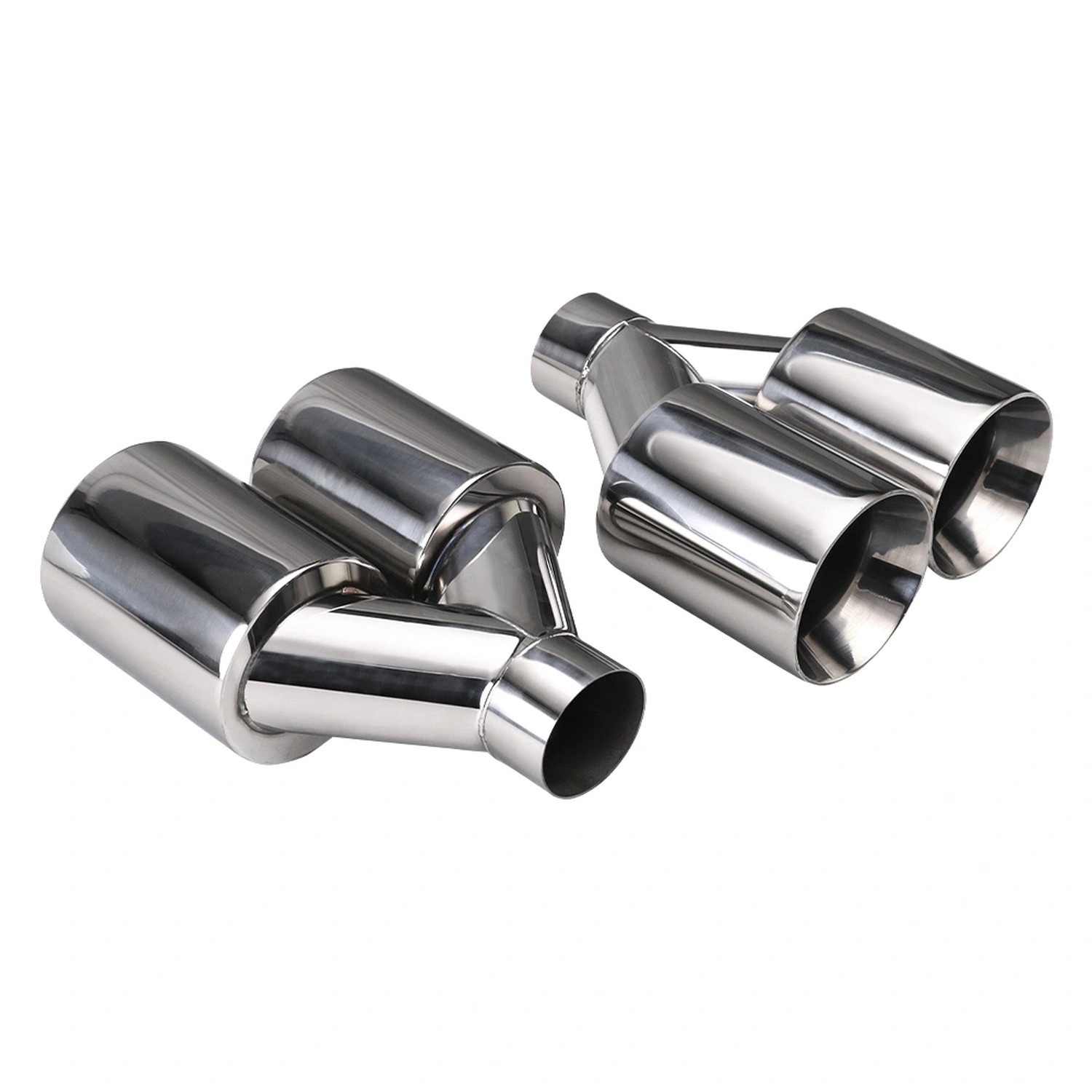 Straightflow Double Silver Tips Set In-63 Out-102 Straight Cut L245/235 3 Straightflow Double Silver Tips Set In-63 Out-102 Straight Cut L245/235 - Image 3